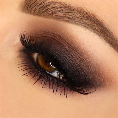 Dark Brown Smokey Eye W Smudgy Black Winged Liner Jennivae Makeup Make Up Augen Augen