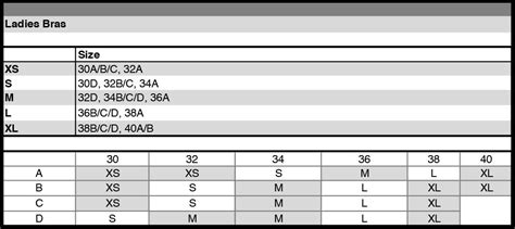 Used the size chart, definitely true to size. Avia Sport Bra Size Chart - teen girls in bra and panties