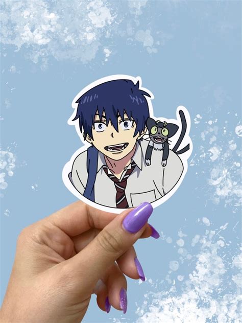 Blue Exorcist Rin Okumura And Kuro Sticker By Vcook10 Redbubble Rin