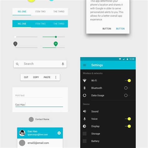 22 Creative Free Android Ui Kits Themecot