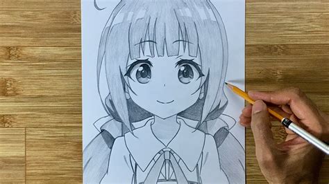 Vẽ Tranh Anime Nữ Ngầu Vẽ Anime Đơn Giản Cách Vẽ Hinatsuru Ai Dễ
