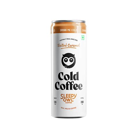 Sleepy Owl Salted Caramel Cold Coffee Pack Of 2 Price Buy Online At