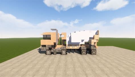 Cement mixer truck Minecraft Project | Minecraft projects, Minecraft