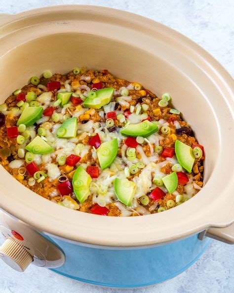 Crock Pot Mexican Casserole Recipe Clean Eating Dinner Mexican