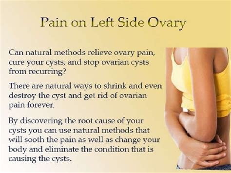 Pain On Left Side Ovary