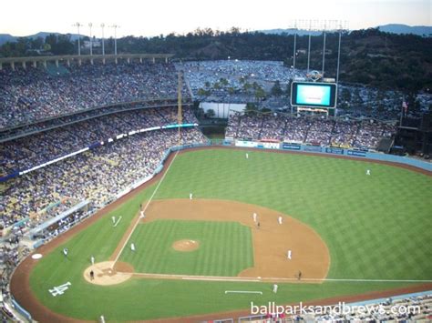 Los Angeles Ca Dodger Stadium And Golden Road Brewing Ballparks And Brews