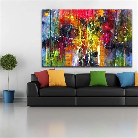 Ultra Modern Abstract Colorful Painting Wall Art Canvas Poster