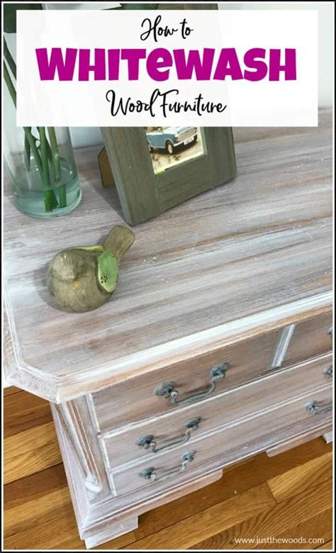 (i used the lid of my can of paint for this, but you can use a plate or paint tray, you need very little paint). How to Whitewash Wood Furniture for Breathtaking Results ...