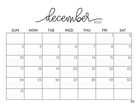 December 2023 Calendar Printable Get Calendar 2023 Update