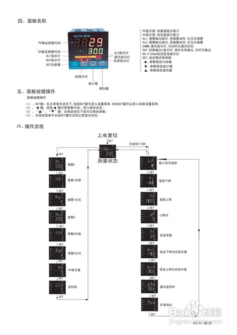 东崎si系列传感器显示表说明书 百度经验