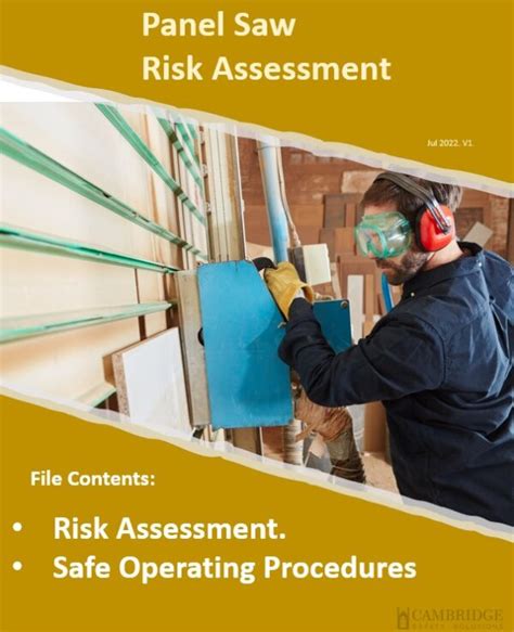 Panel Saw Risk Assessment Cambridge Safety Solutions