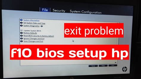 Hp tablet pcs may use f10 or f12. f10 bios setup hp - YouTube