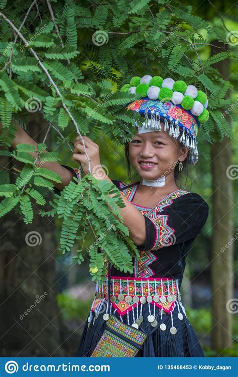 Hmong Ethnic Minority In Laos Editorial Stock Photo - Image of dress ...