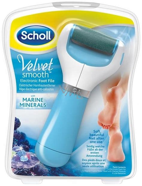 Scholl Velvet Smooth With Marine Minerals Electric Foot File 1 Piece