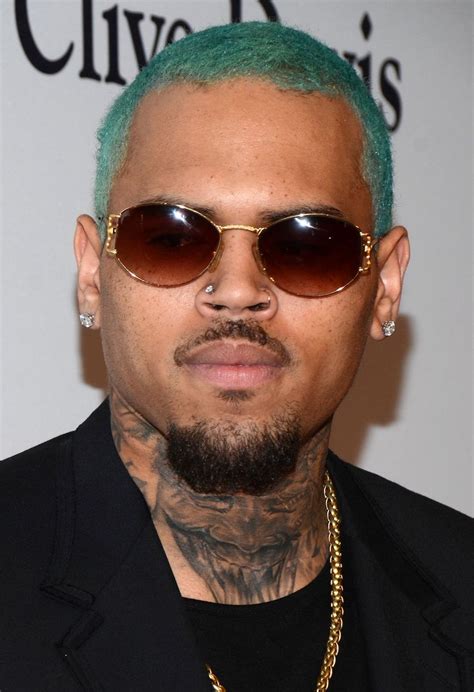 This new look, which he recently debuted on. Chris Brown's Green Hair - Mirror Online