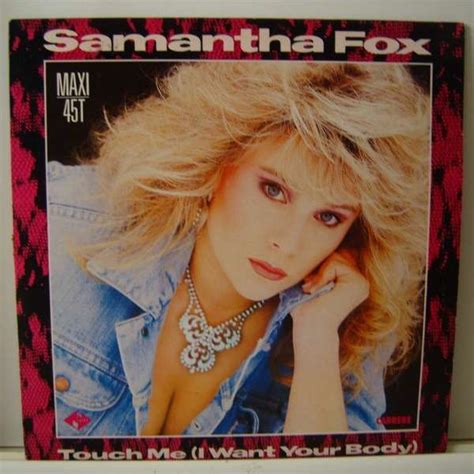 Samantha Fox Touch Me I Want Your Body 12 Inch 45 Rpm For Sale On