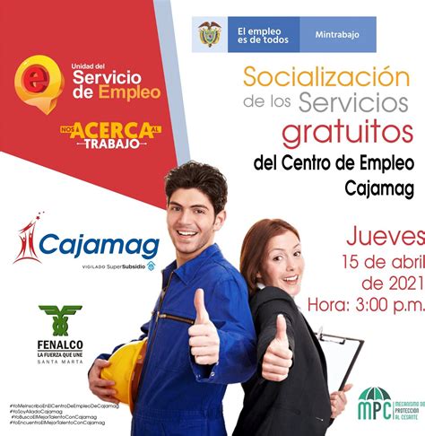 Charla De Socialización De Los Servicios De Centro De Empleo Cajamag