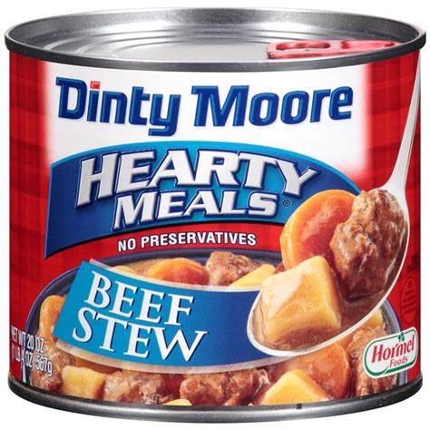The gravy thickens quite nicely on its own cause you stir in the extra flour while browning the beef! Dinty Moore Beef Stew | Dinty moore beef stew, Hearty meals, Hormel recipes
