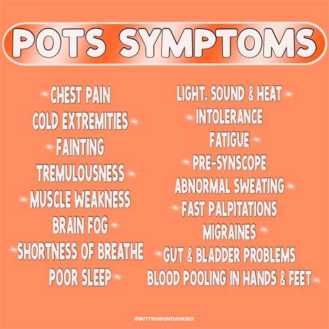 Pots Postural Orthostatic Tachycardia Syndrome • Dysautonomia