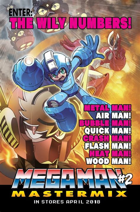 Rockman Corner Mega Man Mastermix Issue 2 Coming In April 2018