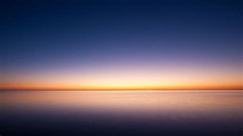 3840x2160 Sunrise Ocean Minimalism Simple Background 4k Hd 4k