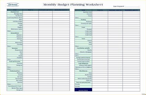 Free Retirement Budget Worksheet Excel Printable Worksheets