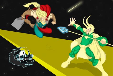 Thor Vs Loki Fan Art By Newbound On Deviantart