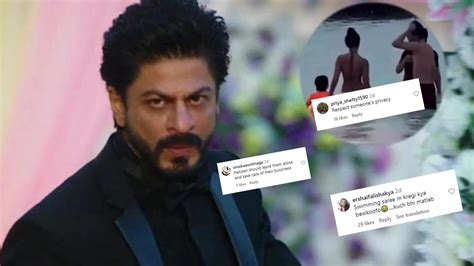 Shah Rukh Khans Fans Defend The Superstar After Video Of Him Swimming