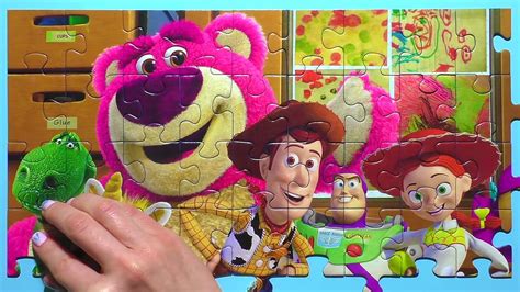 Learn Puzzle Toy Story Potato Head Woody Buzz Lightyear Jessie Play