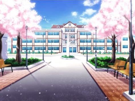 Anime School Background Wallpaper Nawpic