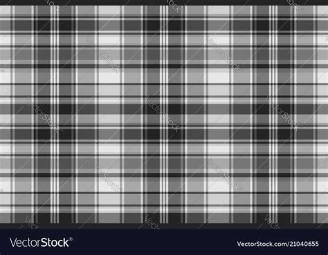 Gray Check Fabric Texture Seamless Pattern Vector Image