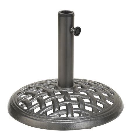 It's a small device usually made out of rubber that needs to be placed on the shaft of the umbrella. Grand Resort Garrison Umbrella Base *Limited Availability