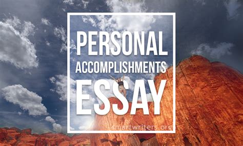 Simple Ideas For My Greatest Accomplishment Essay