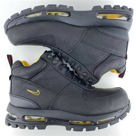 Nike Air Max Goadome Acg Boots Size 8 Mens Black Yellow Red Hiking