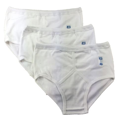 Sockstack 6 Pairs Mens White Y Fronts Underpants 100 Pure Cotton