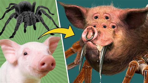 Pig Spider Crazy Ideas By Subscribers Photoshop Youtube