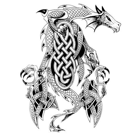 Traditional Celtic Dragon