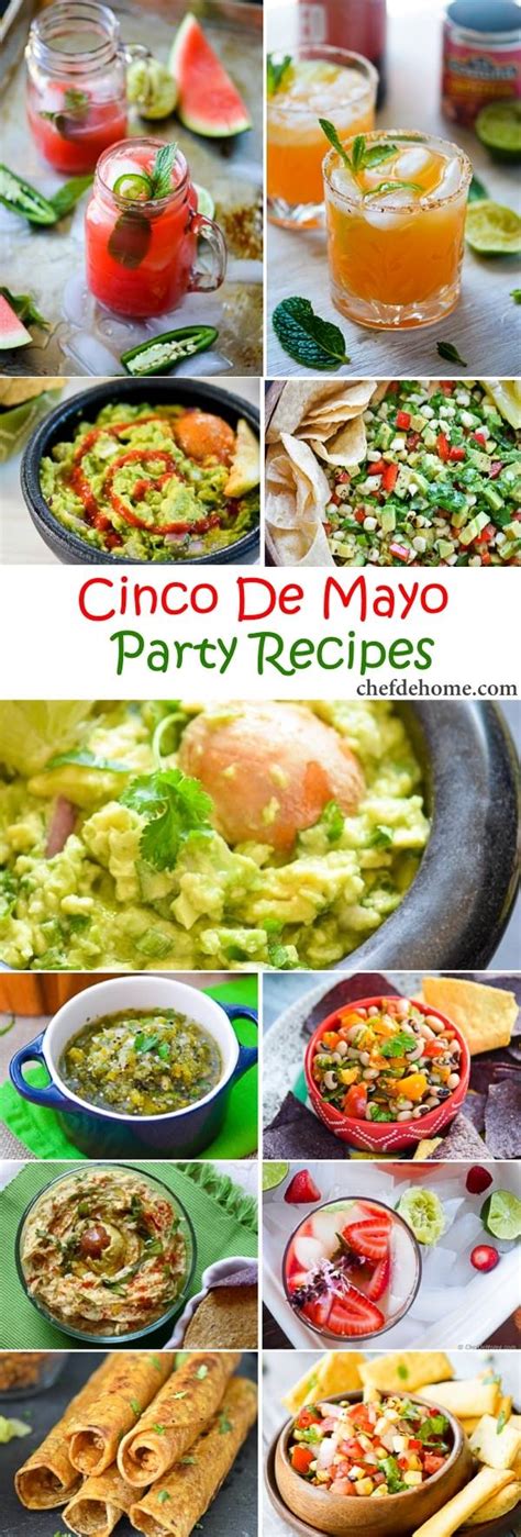 Easy Mexican Fiesta Cinco De Mayo Party Recipes Meals