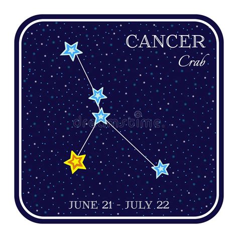 Cancer Constellation Stock Illustration Illustration Of Pattern 30363299
