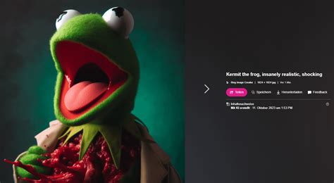 Kermit The Frog Insanely Realistic Shocking That One Is Not