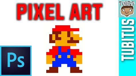 How To Make Pixel Art In Adobe Photoshop Tutorial Youtube