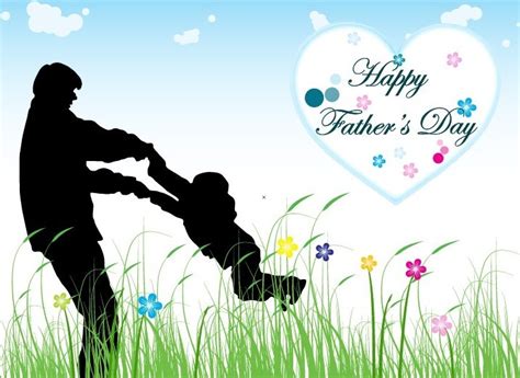 happy fathers day card template vector titanui