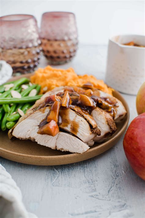 oven roasted turkey breast with balsamic apple glaze recipe