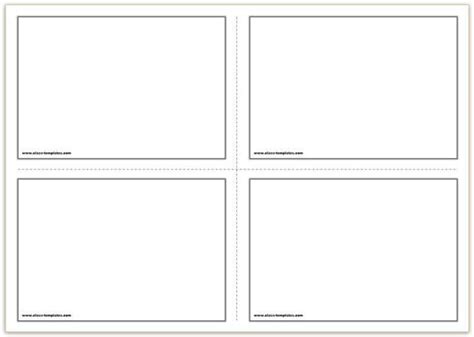 Free Printable Blank Flash Cards Template Best Business Templates