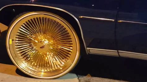 Candy Blue Donk Vert On 24 All Gold Daytons Youtube