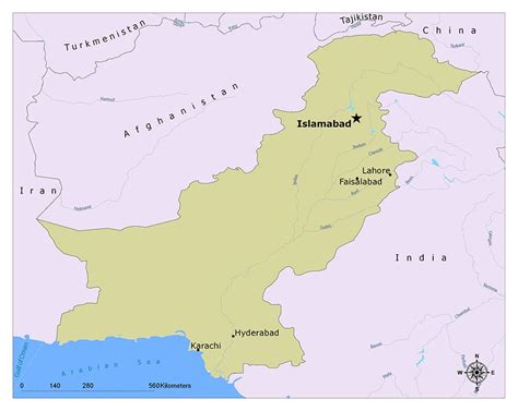 What Is The Capital Of Pakistan Mappr