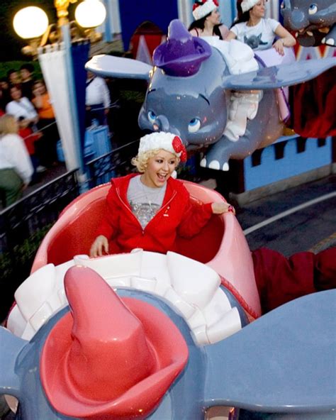 Christina Aguilera Making Memories At The Disneyland Resort Disney