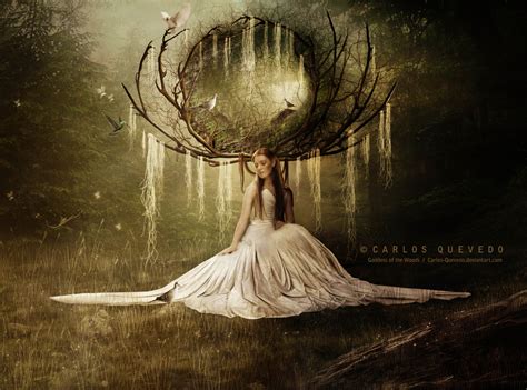 Goddess Of The Woods By Carlos Quevedo On Deviantart