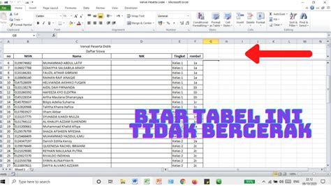 Cara Membuat Tabel Di Excel Dengan Tepat Dan Mudah Diolah Dunia Riset