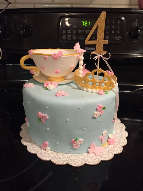 Princess Tea Party Cake Tea Party Cake Tea Party Cake Birthday